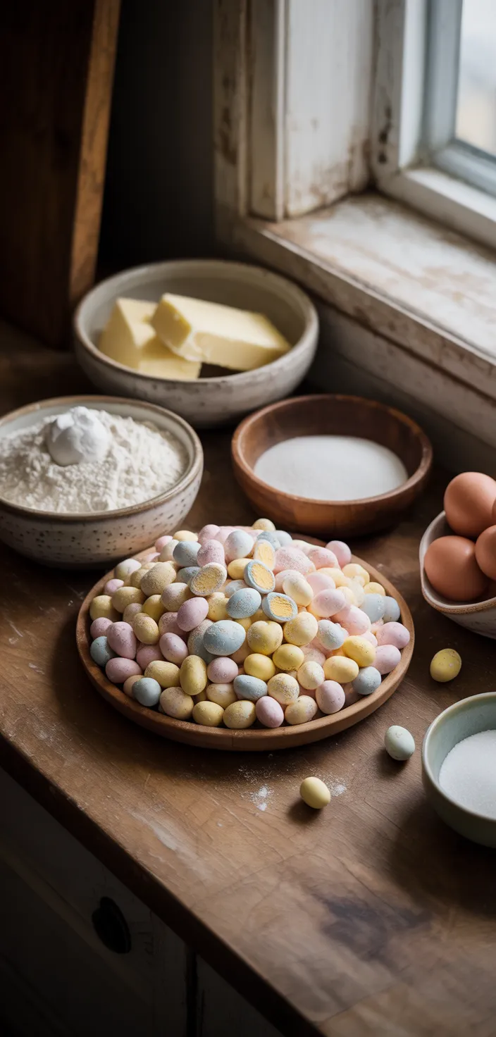 Ingredients photo for Cadbury Egg Cookies Recipe
