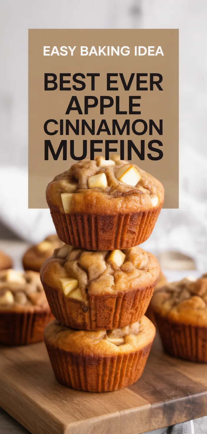 A photo of Best Ever Apple Cinnamon Muffins Recipe