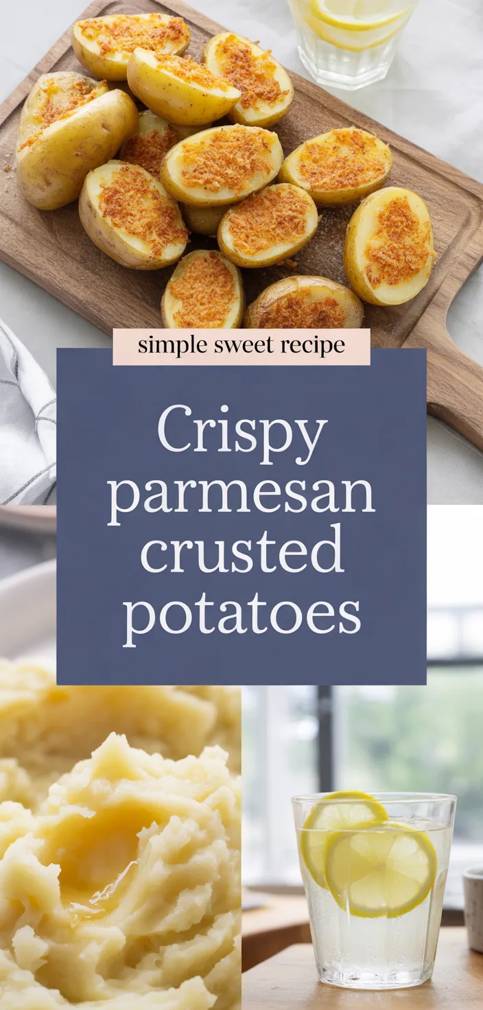 A photo of Crispy Parmesan Crusted Potatoes Recipe