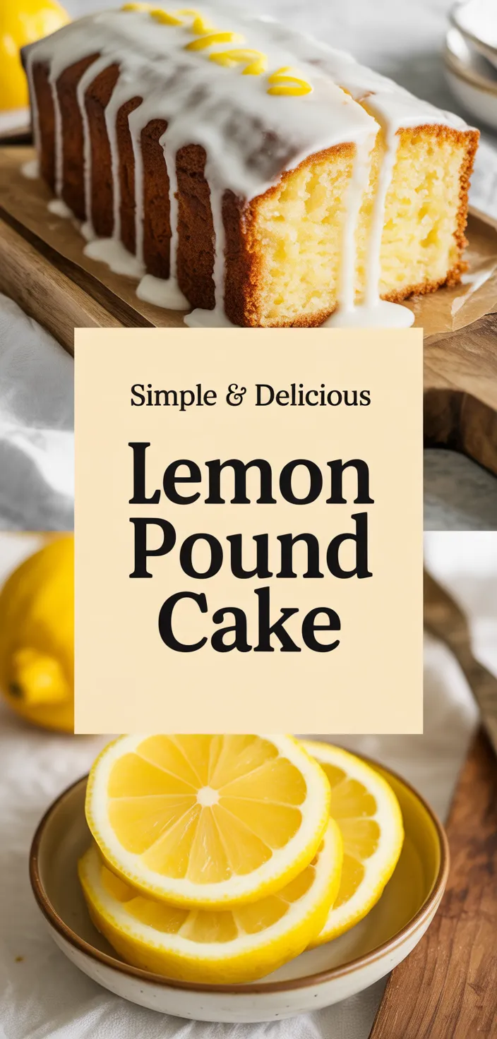 A photo of Lemon Pound Cake Recipe