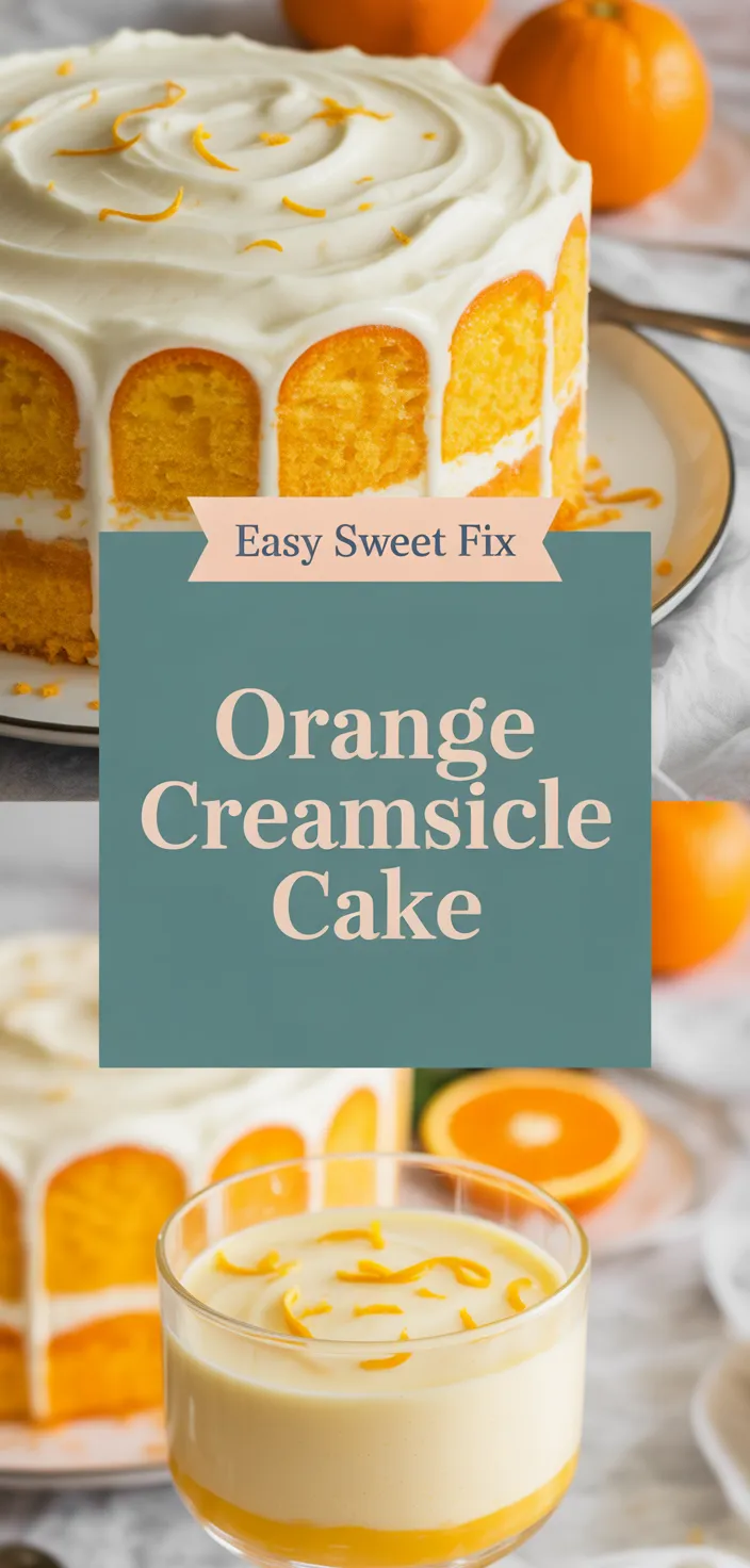A photo of Orange Creamsicle Cake Recipe