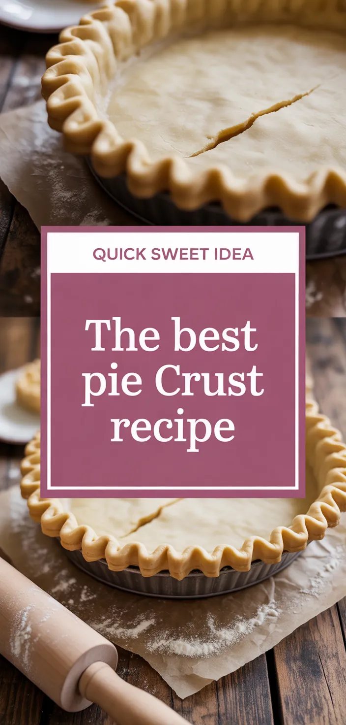 A photo of The BEST Pie Crust Recipe