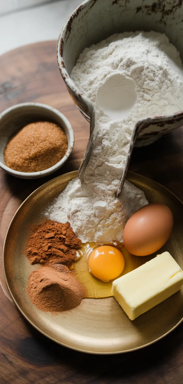 Ingredients photo for Seriously Soft Molasses Cookies Recipe