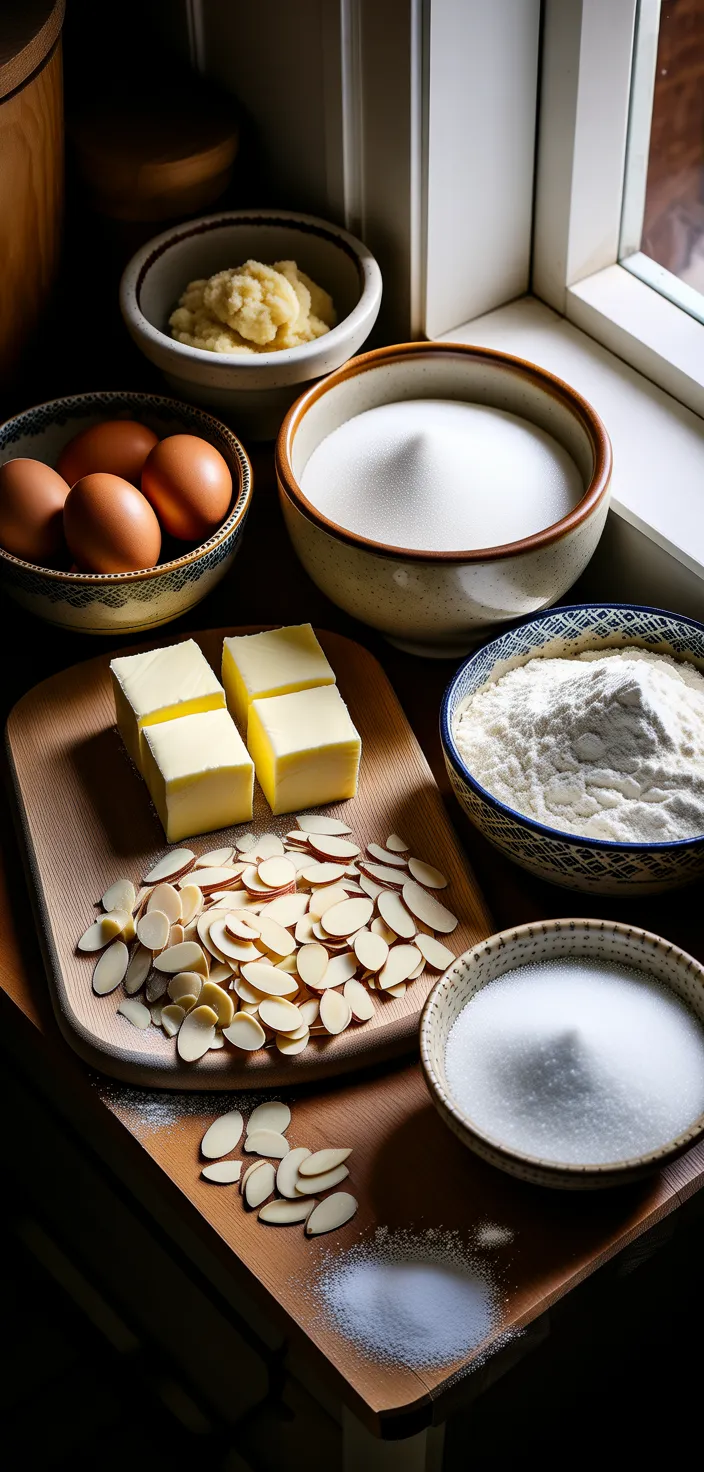 Ingredients photo for Almond Cookies Recipe