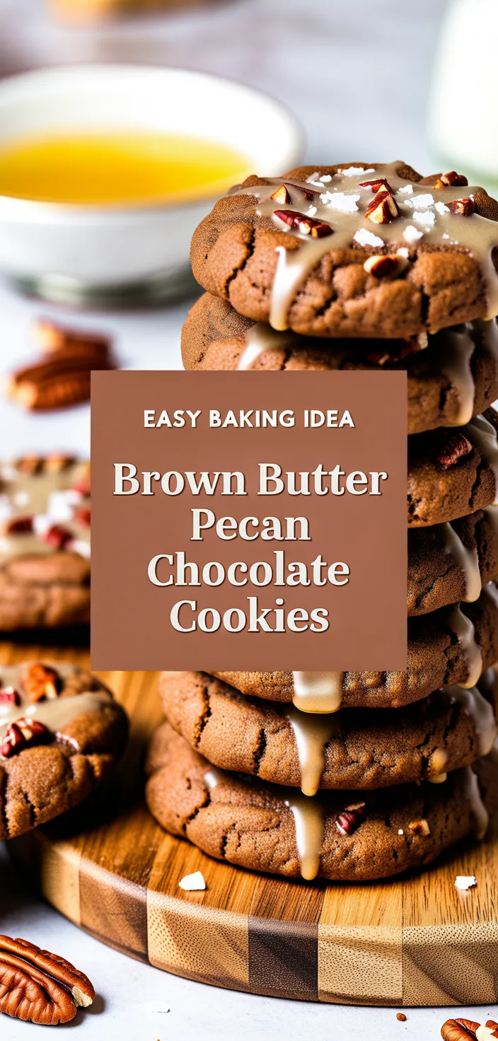 A photo of Brown Butter Pecan Chocolate Cookies Recipe