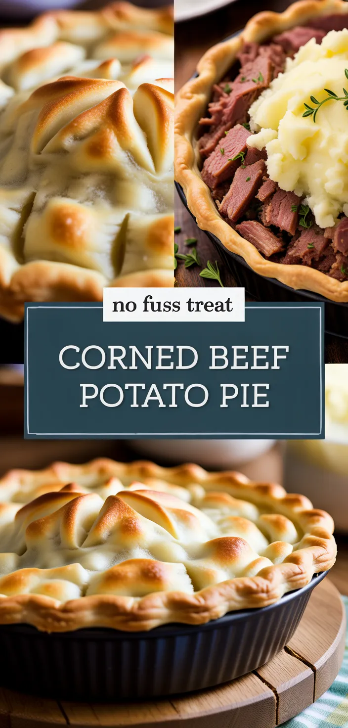 A photo of Corned Beef And Potato Pie Proper Comfort Food Recipe