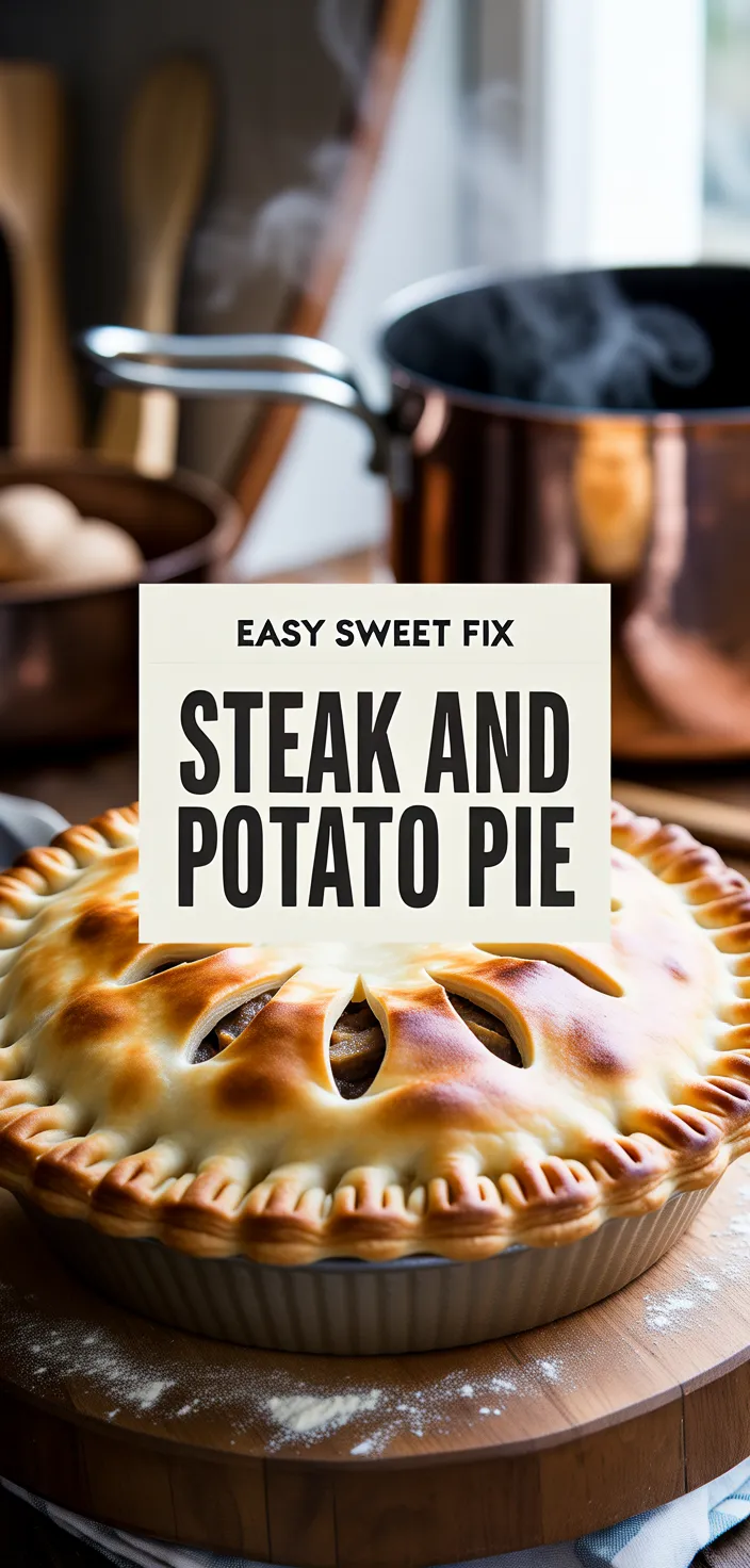 A photo of Steak And Potato Pie Recipe