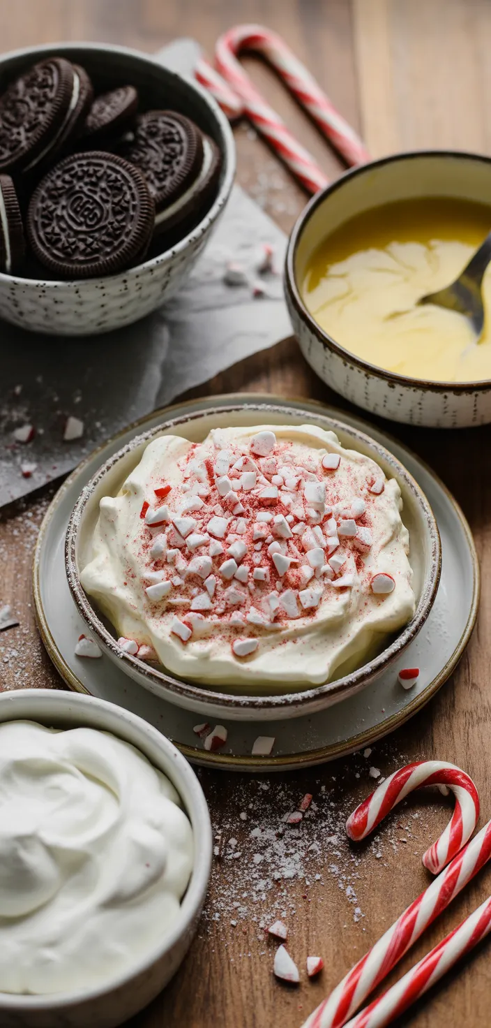Ingredients photo for Candy Cane Pie Recipe