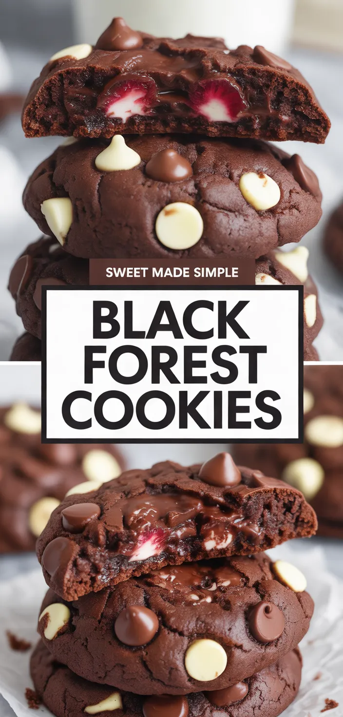 A photo of Black Forest Cookies Recipe