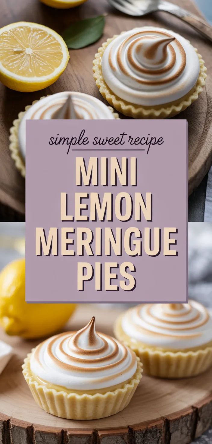 A photo of Mini Lemon Meringue Pies Recipe