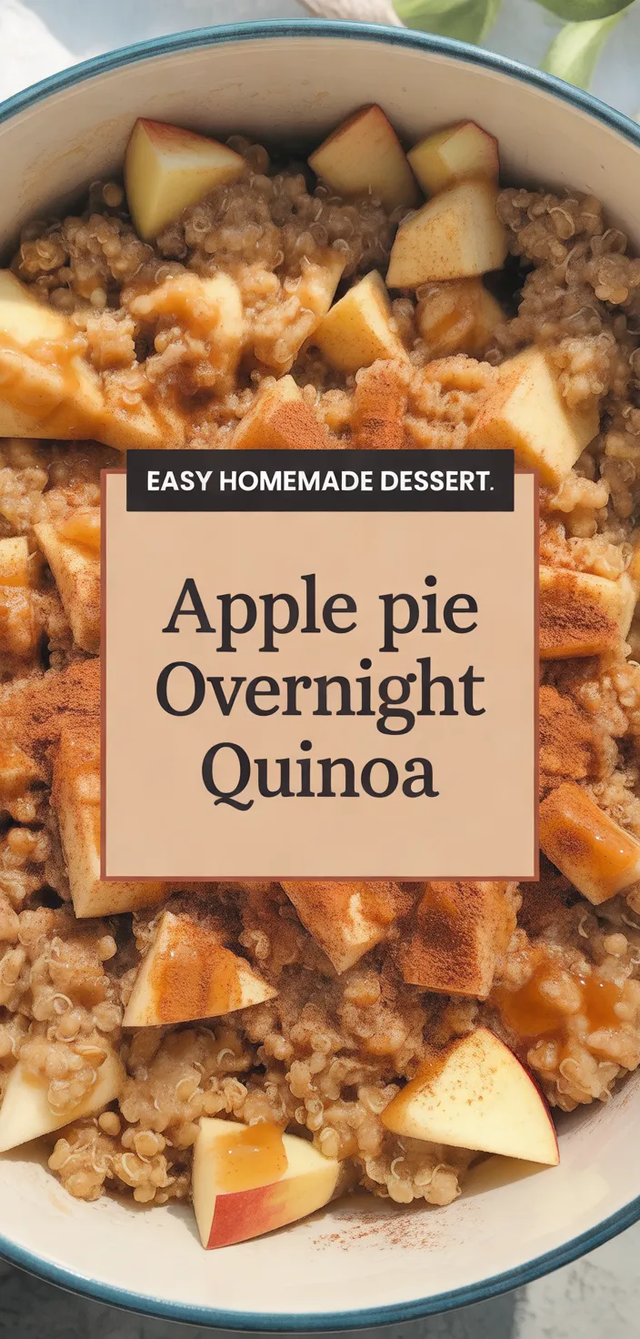 A photo of Apple Pie Overnight Quinoa Recipe