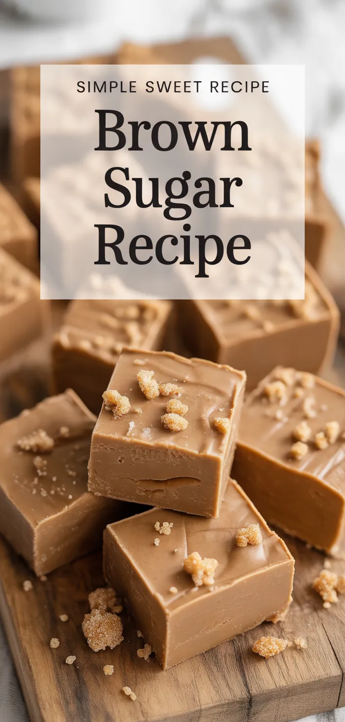 A photo of Brown Sugar Fudge Recipe
