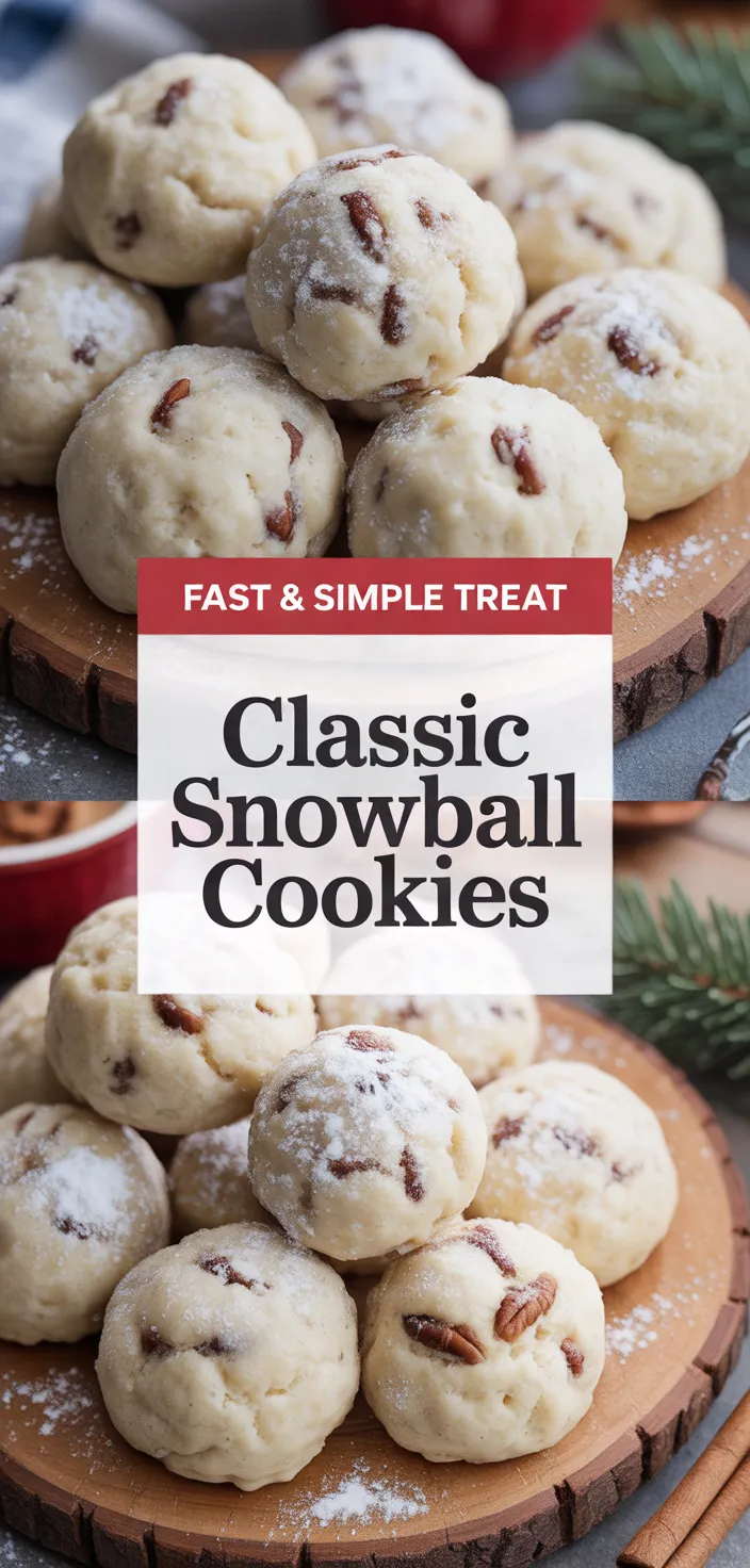 A photo of Classic Snowball Cookies Recipe