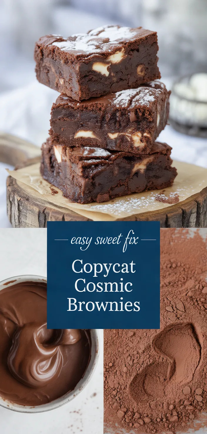 A photo of Copycat Cosmic Brownies Recipe