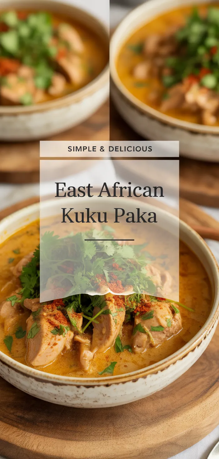 A photo of East African Kuku Paka  Recipe