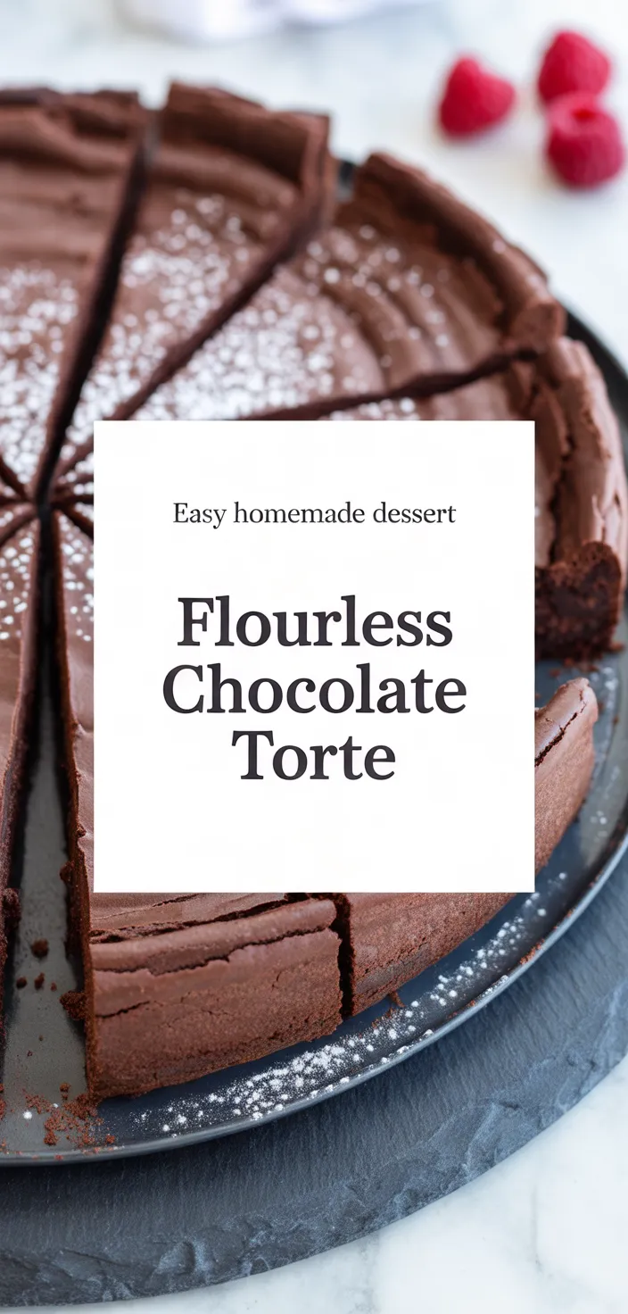 A photo of Flourless Chocolate Torte Recipe