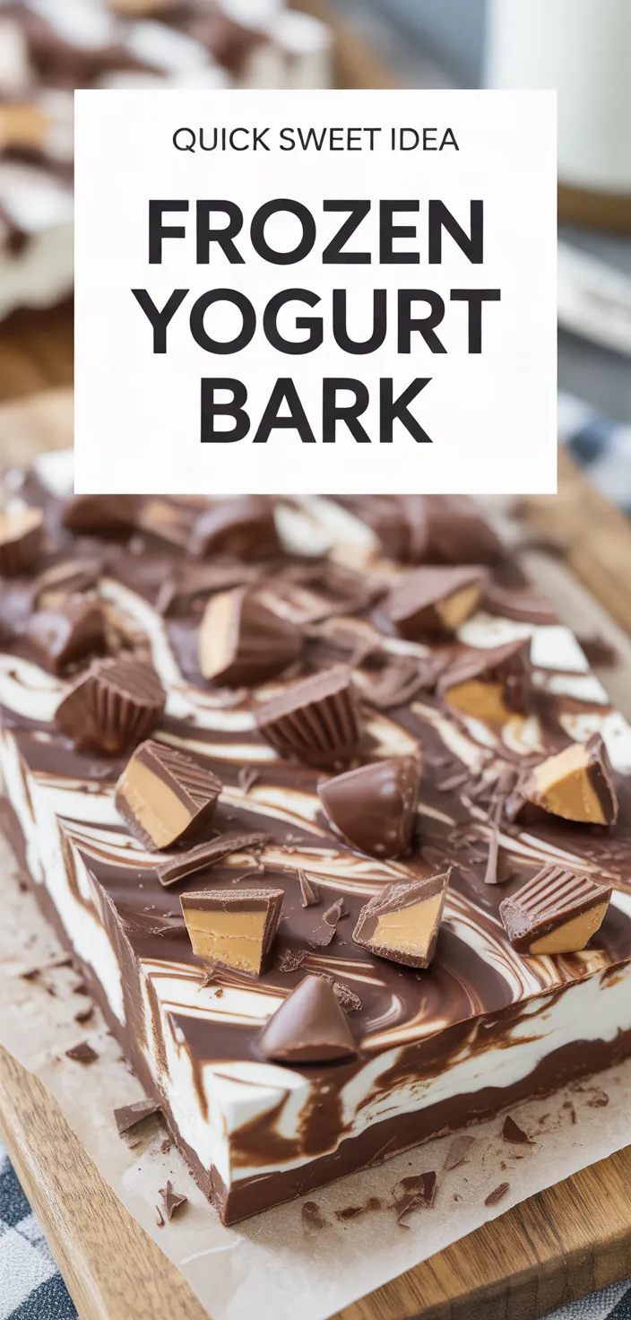 A photo of Frozen Yogurt Bark Recipe
