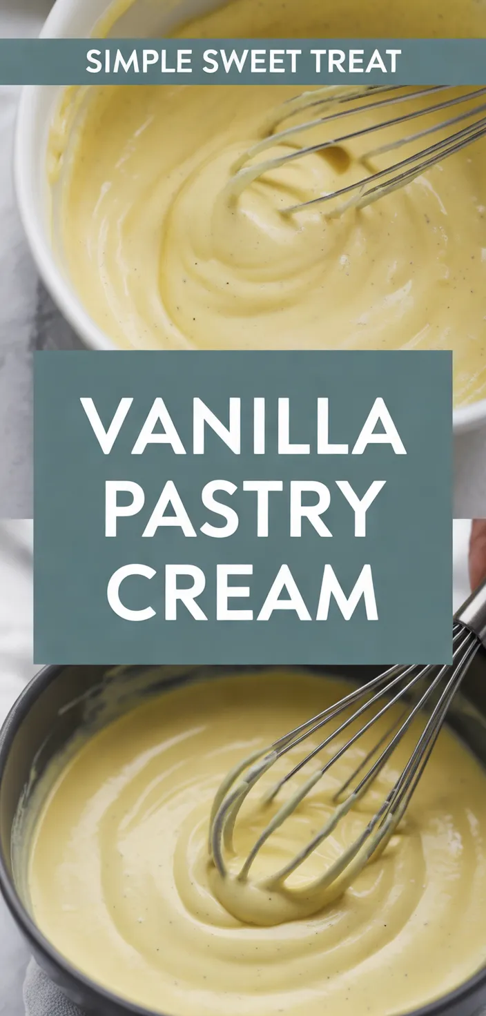 A photo of How To Make Vanilla Pastry Cream (video) Recipe