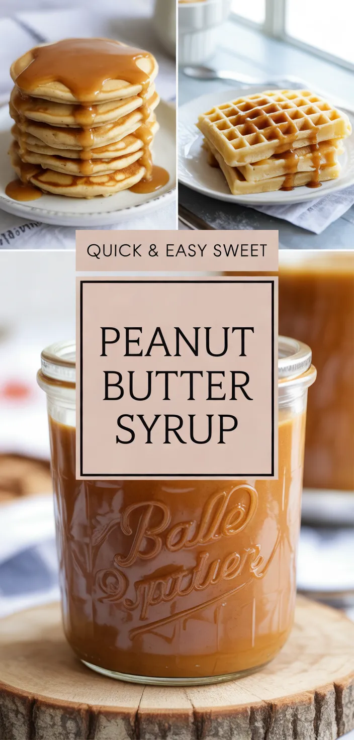 A photo of Peanut Butter Syrup Recipe