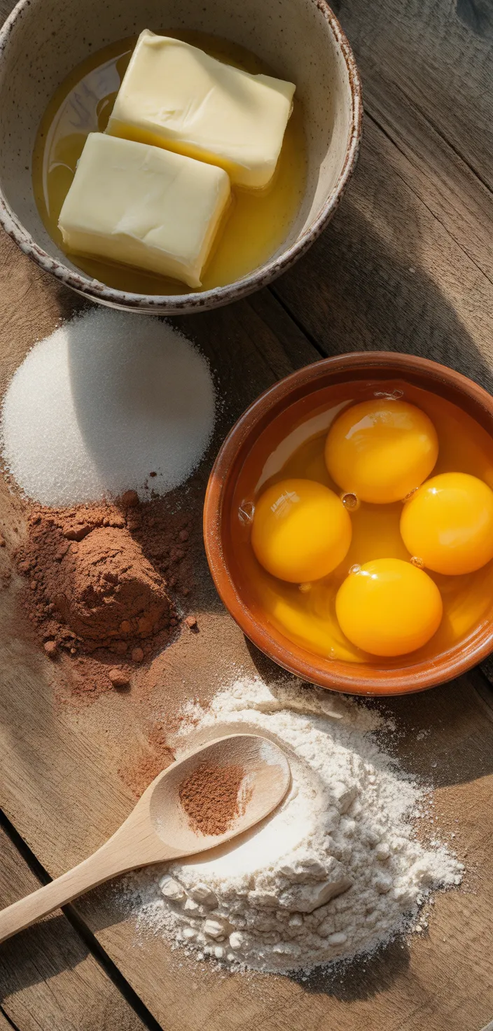 Ingredients photo for Delicious Homemade Cosmic Brownies Recipe