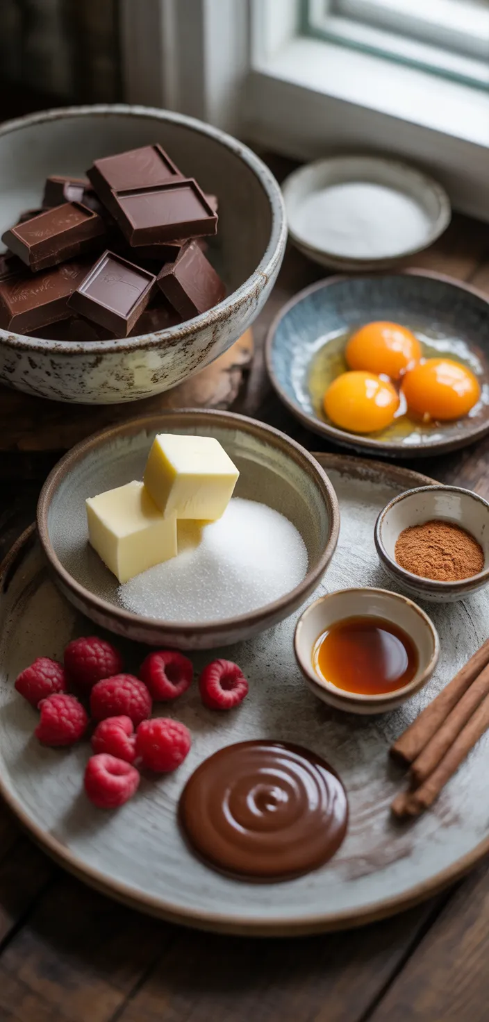 Ingredients photo for Flourless Chocolate Torte Recipe
