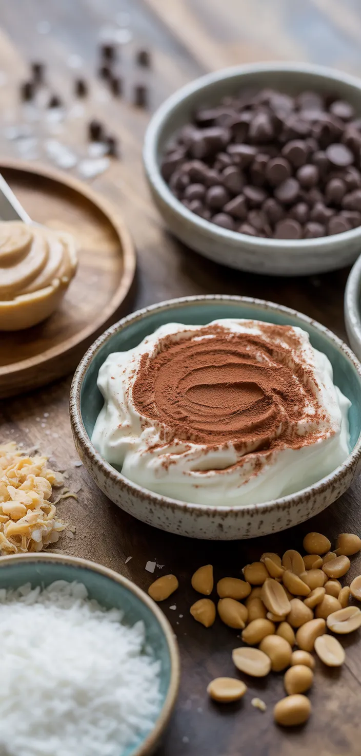 Ingredients photo for Frozen Yogurt Bark Recipe